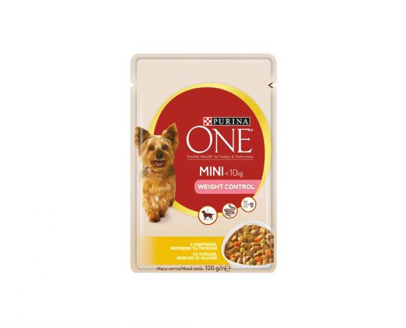 Purina One Weight Control - mokra hrana za pse manjših pasem s prekomerno telesno težo