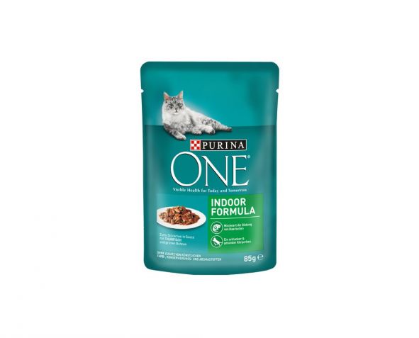 Purina One Indoor - mokra hrana za hišne mačke